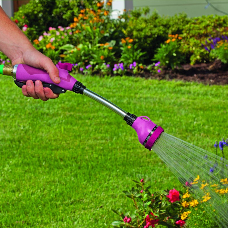 SPROUT 65103-AMZ Sprout 8-Pattern 15" Watering Wand and QuickConnect Product Adapter Amazon Bundle, Raspberry Red - Image 2